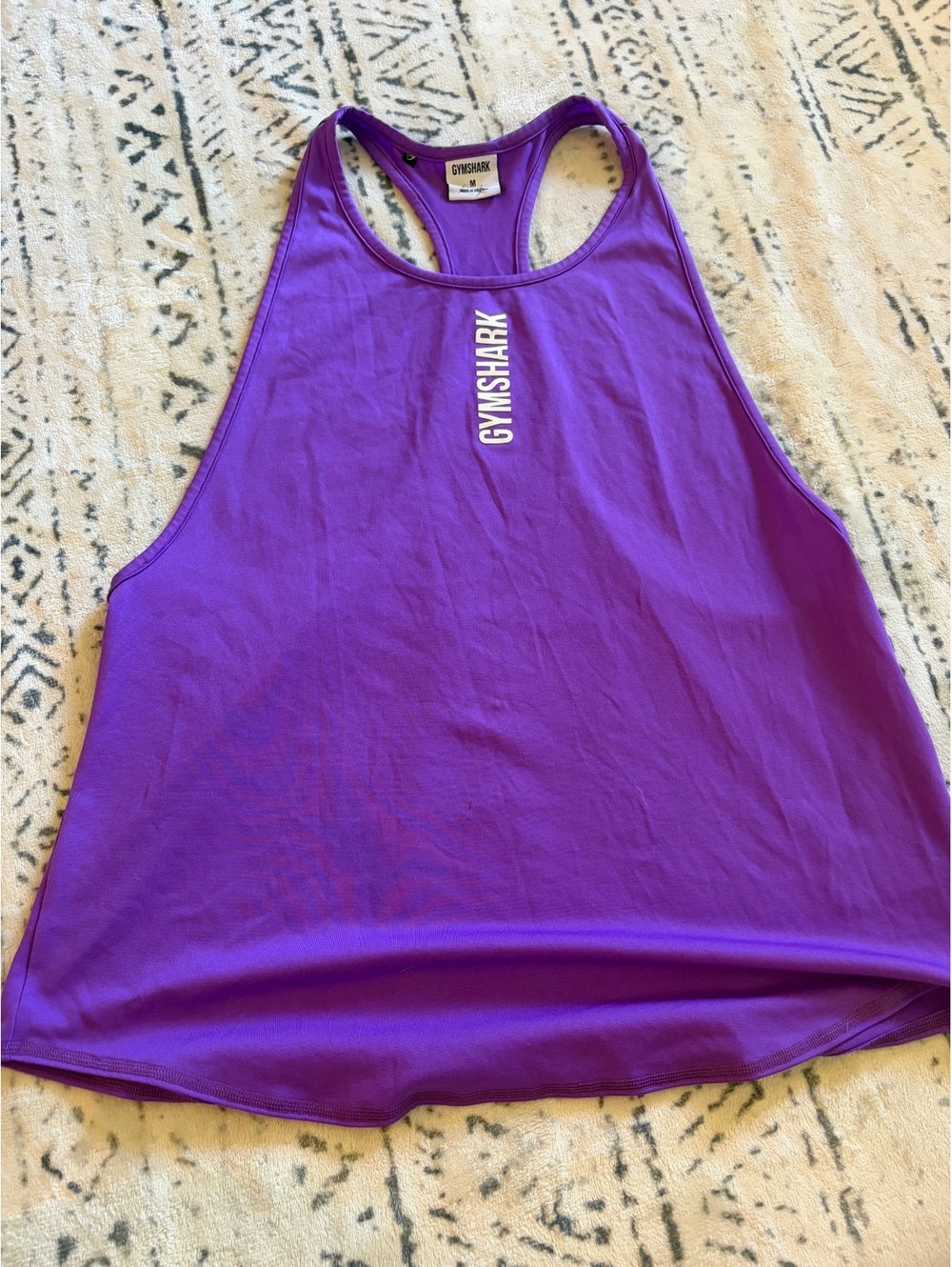 Gymshark Purple Racerback Workout Tank Top Medium